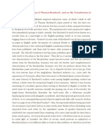 Notes On Certain Plays of Thomas Bernhard PDF