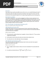 Chapter Notes: 25 Mathematical Induction