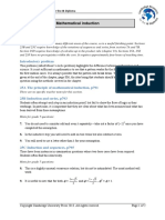 Chapter Notes: 25 Mathematical Induction