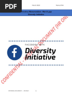 Facebook Internal Memo, leaked to the Veritas Project