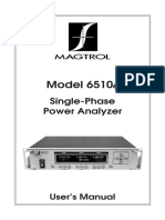 Model 6510e: Single-Phase Power Analyzer