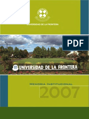 Memoria Ufro 2007 Universidad Ingenieria