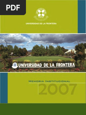 Memoria Ufro 2007 Universidad Ingenieria