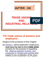 Chapter-13 TRADE UNIONS AND INDUSTRIAL RELATIONS