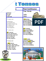 Past Simple Past Continuous All Forms Chart Grammar Guides - 11310