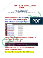 Cassandra - 2.2.8 Installation Guide: STEP 1: Download From Website