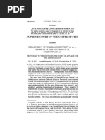 Department of Homeland Security, et al. v. Regents of the University of California, et al., No. 18-587, June 18, 2020