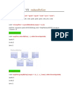 groupByKey VS reduceByKey