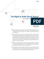 The Right To Strike Struck Down?: An Analysis of Recent Trends