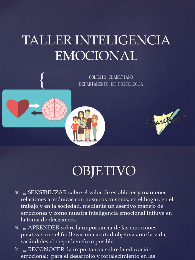 Taller de Inteligencia Emocional 2023 | PDF | Inteligencia emocional ...