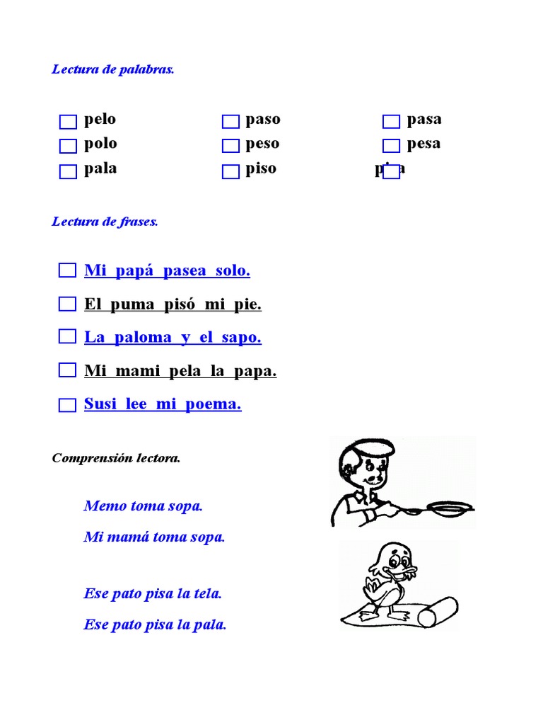 Lectura de Palabras | PDF | Poesía
