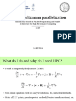 Presentation ICTP Lattice Boltzmann