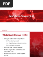 What'S New in Fireware V12.5.3: Watchguard Training