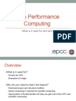 High Performance Computing: What Is It Used For and Why?