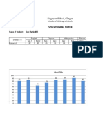 Singapore School, Cilegon: Pupil'S Progress Profile Name of Student: Sun Martin M.R