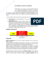 Aspectos Fisiológicos y Clínicos de La Pubertad