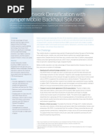 Mobile Network Densification With Juniper Mobile Backhaul Solution