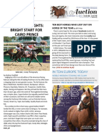 Pedigree Insights: Bright Start For Cairo Prince: in TDN Europe Today