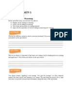 RW - Module Critical Reading As Reasoning