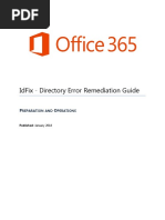 Office 365 IdFix Guide Version 1.11