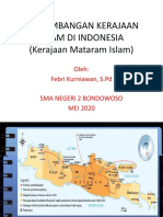 Kerajaan Mataram Islam di Jawa Tengah