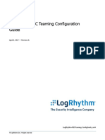 Logrhythm Nic Teaming Configuration Guide: April 6, 2017 - Revision A