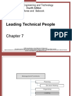 Leading Technical People: Managing Engineering and Technology Morse and Babcock
