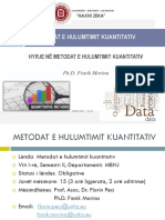 Hyrje Në Metodat Kuantitative Te Hulumtimit PDF