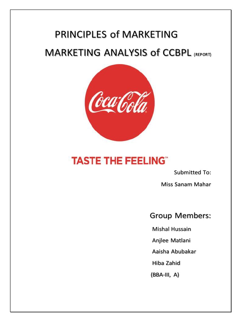 Cocacola - Marketing Analysis | PDF | The Coca Cola Company | Coca Cola