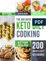The Big Book of Keto Diet Cooking - 200 Quick & Easy 2020 PDF