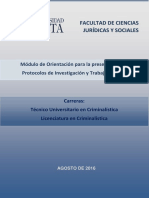 Guía para Protocolos y Trabajos Finales - Tecnic. y Lic. en Criminalística