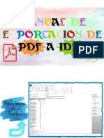 Manual de Exportacion de PDF Al Software Idea