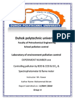 Duhok Polytechnic University: Laboratory of Environment Pollution Control