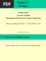 Arrays: Namiq Sultan