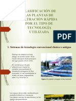 Clasificación de Las Plantas de Filtración Rápida Por El Tipo de Tecnología Utilizada