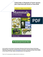 Peterson Field Guide To Mammals of North America Peterson Field Guides Paperback 1 PDF