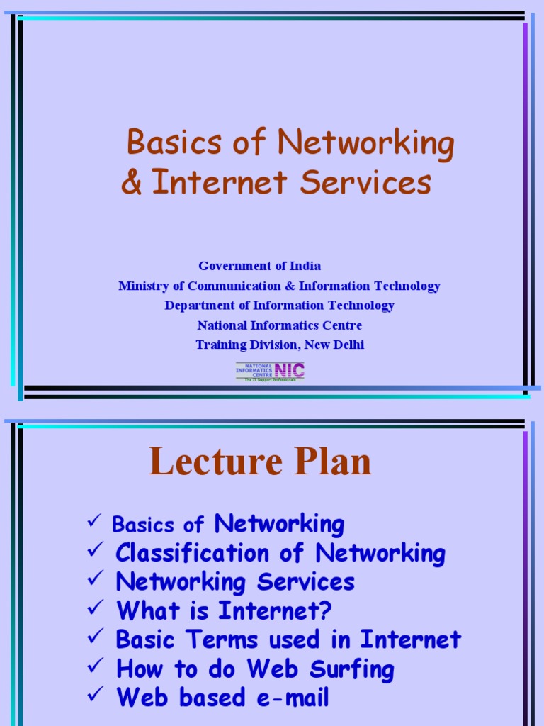 Network Basics & Internet | PDF | Client (Computing) | Internet & Web