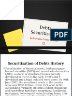 Debts Securitisation: By-Rajendra Prasad D Iwakar