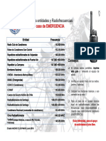 Guía de Frecuencias de Radio en Caso de EMERGENCIA Junio 2016 PDF