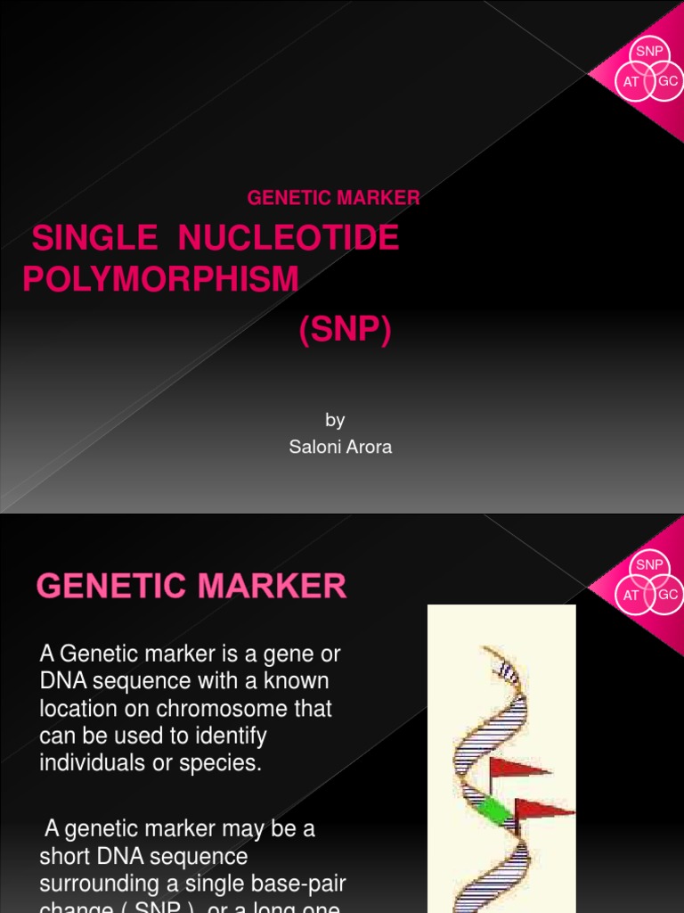 Understanding Single Nucleotide Polymorphisms | PDF | Wellness