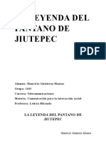 La Leyenda Del Pantano de Jiutepec