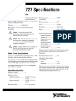 Ni Pxie-2727 Specifications: 16-Bit Resistor Module