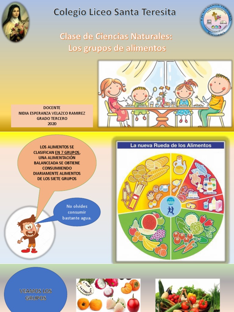 Los Grupos De Alimentos Pdf Pdf