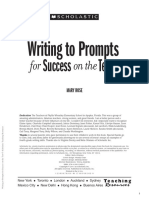 3+ Writing To Prompts For Success On The Test, Scholastic PDF