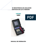 Hioki 3455 Manual Español