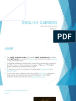 English Gardens: Landscape Architecture Semester 6