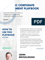 Strategic Corporate Development Playbook - July 2017 PDF