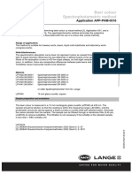 Beer Colour Spectrophotometric Method: Application APP-PHM-0016