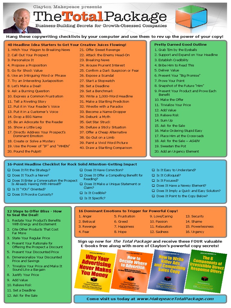 Copywriting Checklist | PDF