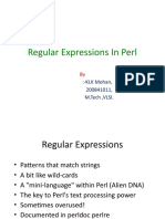 Regular Expressions in Perl::-KLK Mohan, 200841011, M.Tech, VLSI